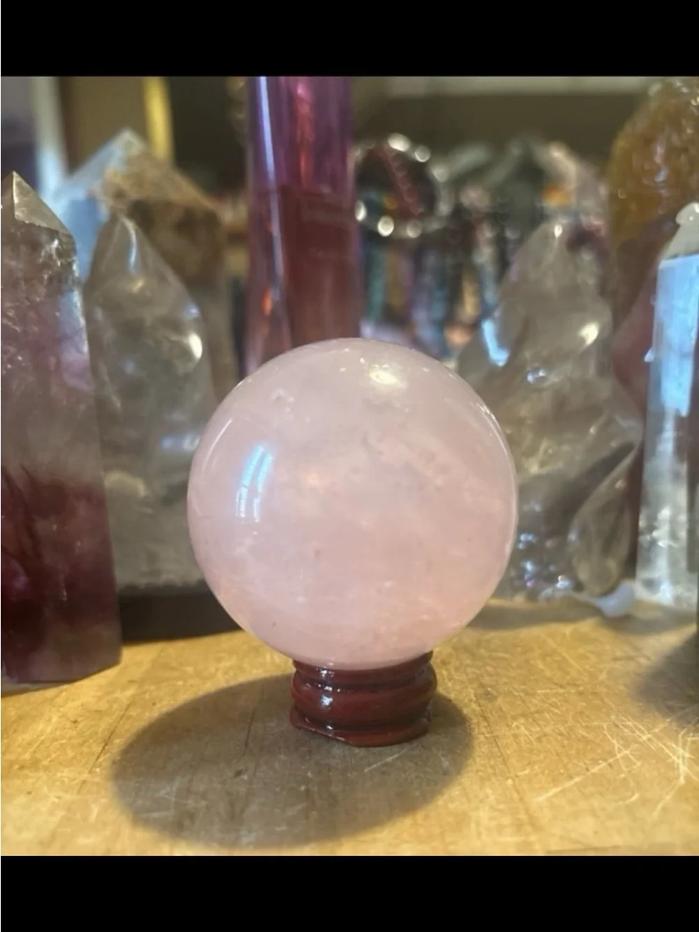 Rose Quartz Sphere UHQ
